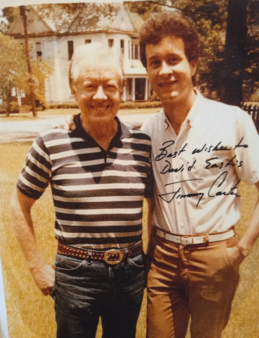 President Jimmy Carter in Plains, Georgia