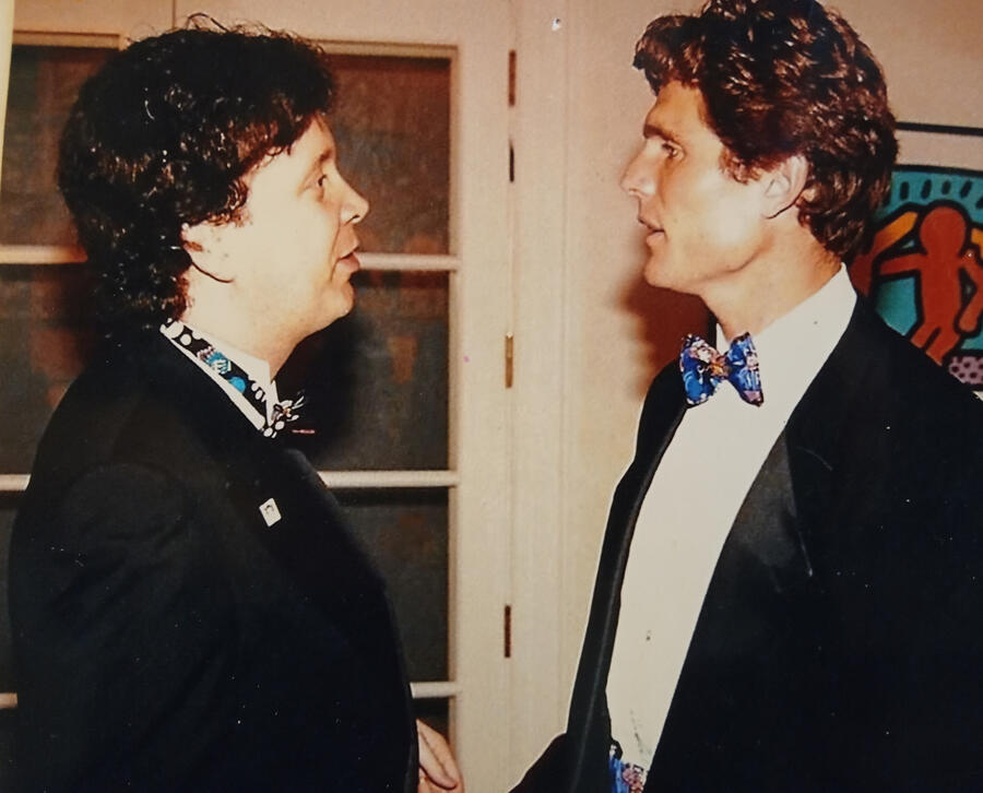 Anthony Kennedy Shriver who founded Best Buddies and he endorsed my book all about the amazing number seven.