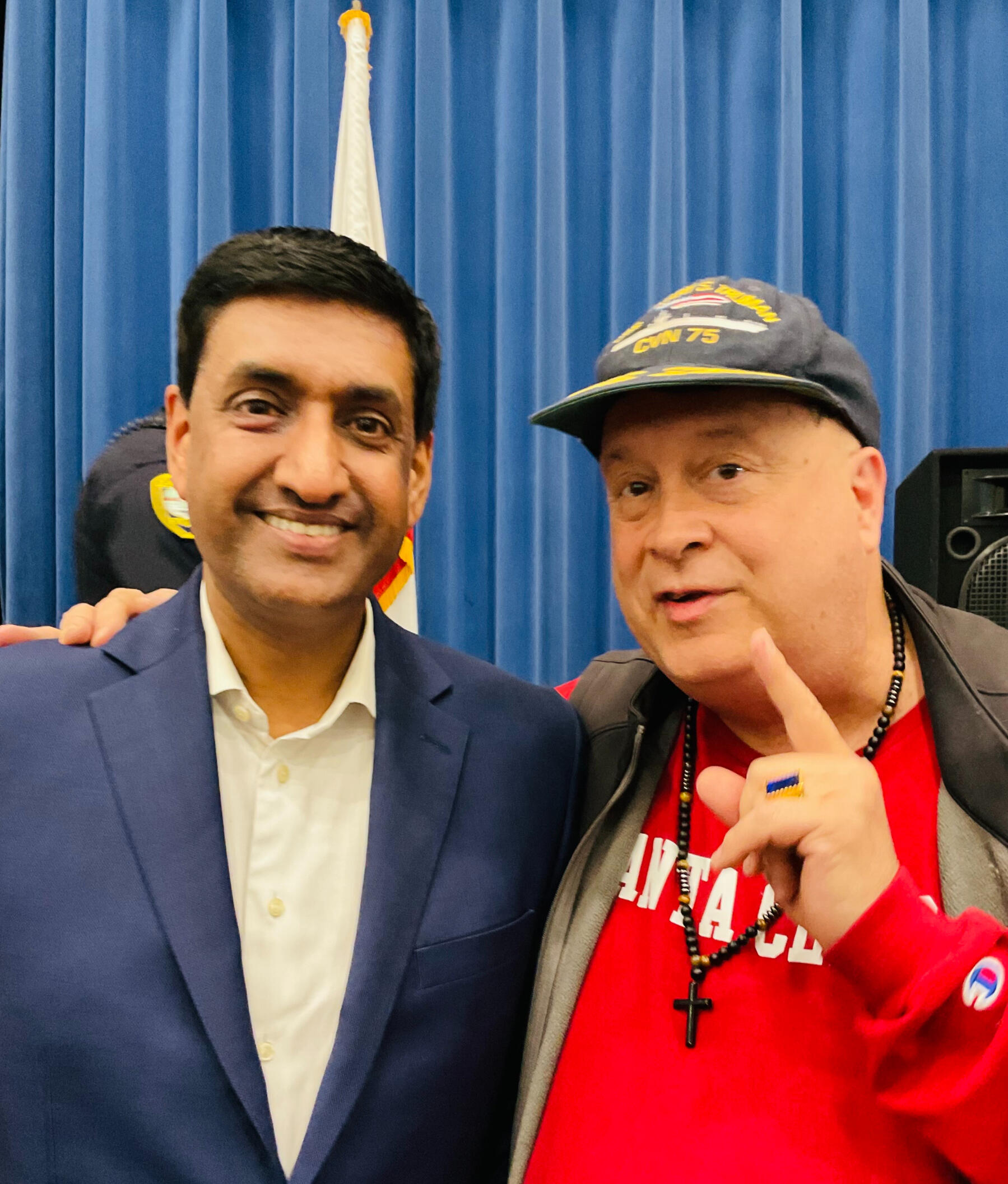 United States Congressman Ro Khanna and David Eastis United States Congressman Ro Khanna and David Eastis