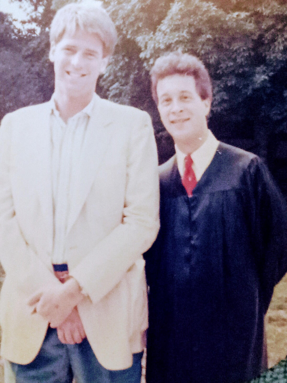 College friend David Spencer and me. Check out his amazing charity BAY KIDS.⭐ Dave teams up with his close friend George Lucas o