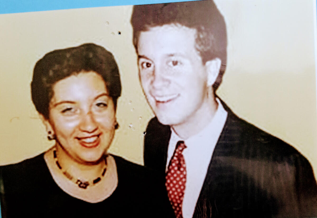 Beautiful 😇Sabrina Maria and me the year we met in 🇮🇹Deruta, Italy, ceramic capital of the world. 🌎