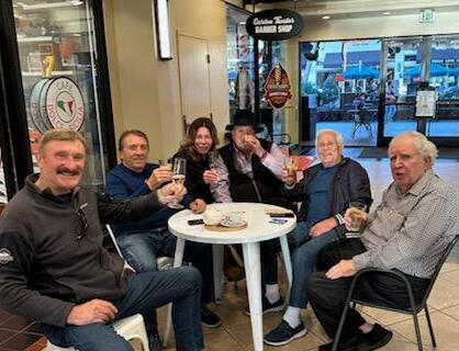 Sicilian friends at Dolce Sicilia 🇮🇹 in Willow Glen with my dear friend from elementary school 😇Silvia Malacorto.