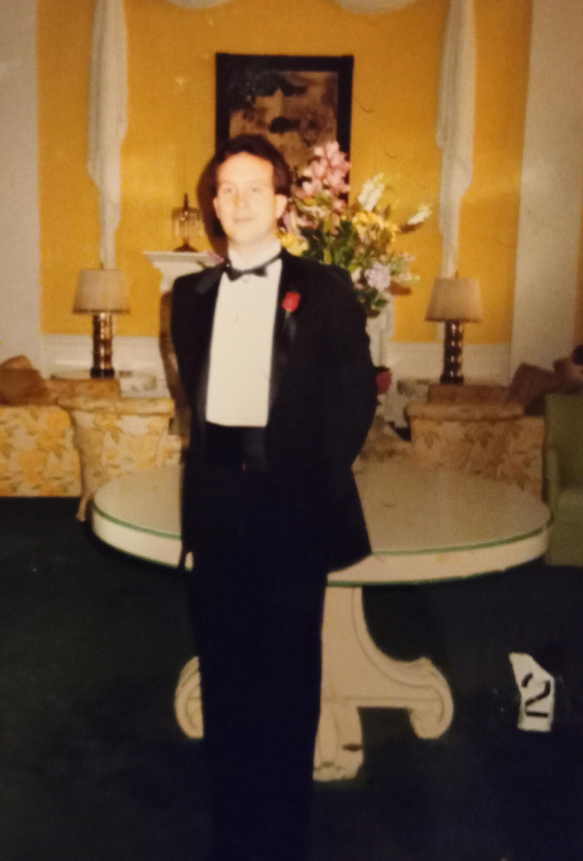 Me at the luxurious Greenbrier resort in West Virginia.