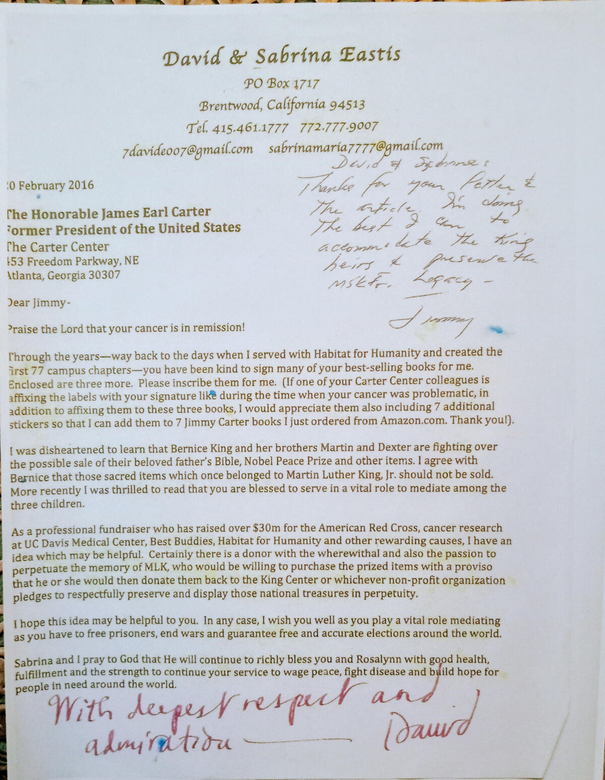 This is an extremely meaningful letter personally signed by 🇺🇲 President Jimmy Carter 😇and I hope you enjoy reading it.