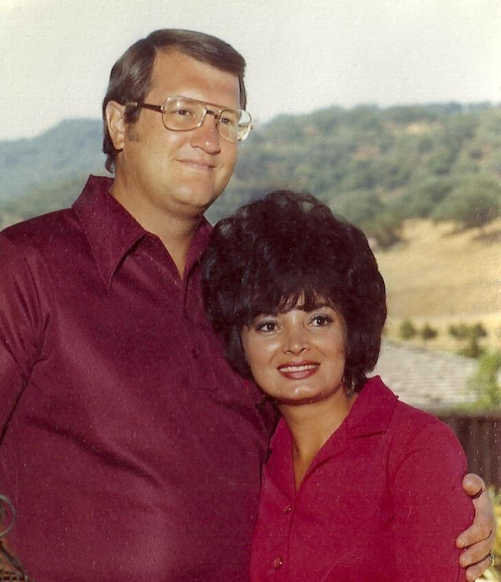 David and Patti Eastis at 1238 Wooded Hills in Almaden Valley 1974
