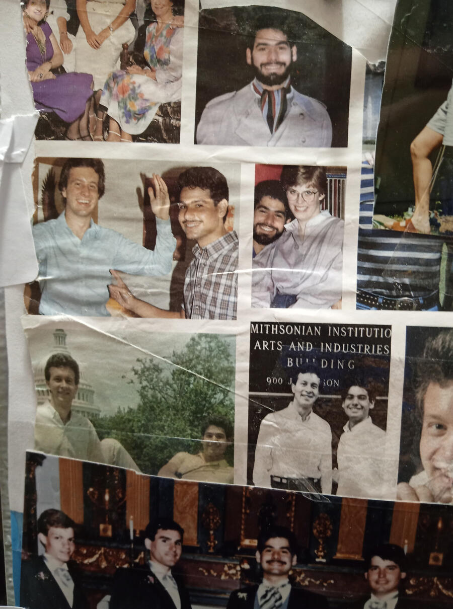 Best friend from Claremont Men's College days, Ralph Galentine