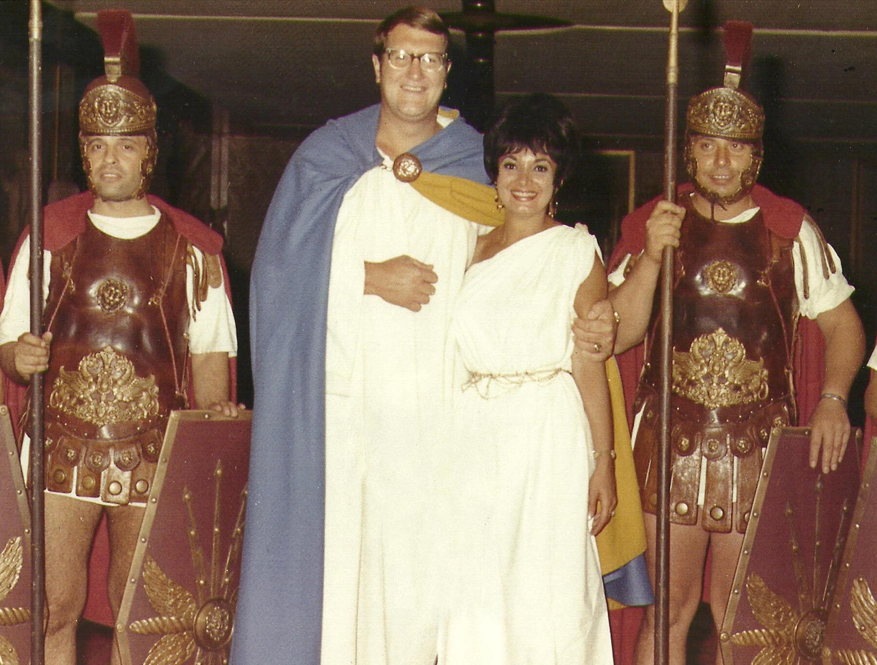 Mom and Dad in Rome before being blessed by His Holiness Pope Pius XII in Rome
