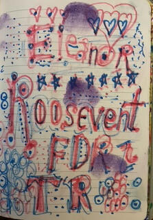 Artistic expression of David Eastis ….do not miss viewing the Ken Burns world-acclaimed documentary about Eleanor, Teddy & Franklin Delano Roosevelt