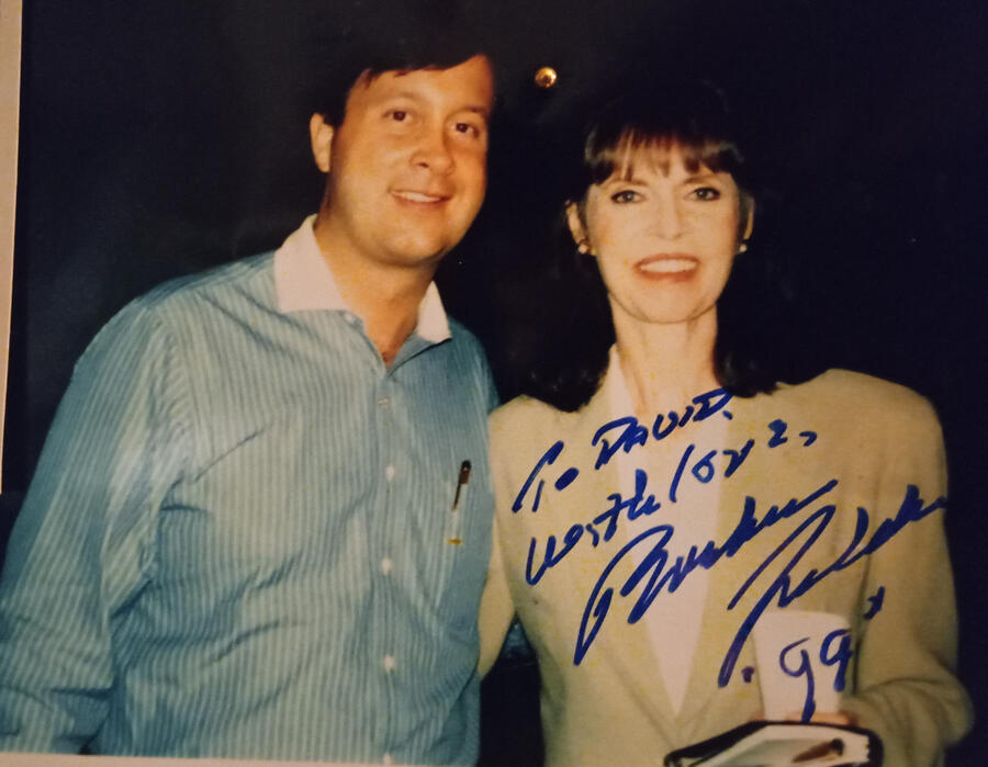 Barbara Feldon who was a famous model in Shakespearean actress, most known for starring as agent 99 on comedy 'Get Smart'.