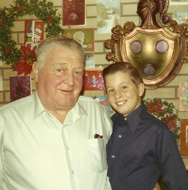 Alton David Eastis with his grandson David Michael Eastis Denver, CO.