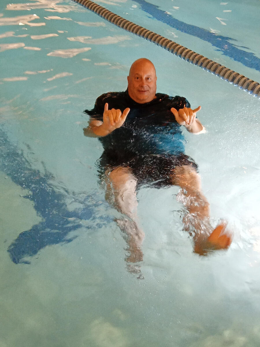 One of the great choice in my life is swimming every day.