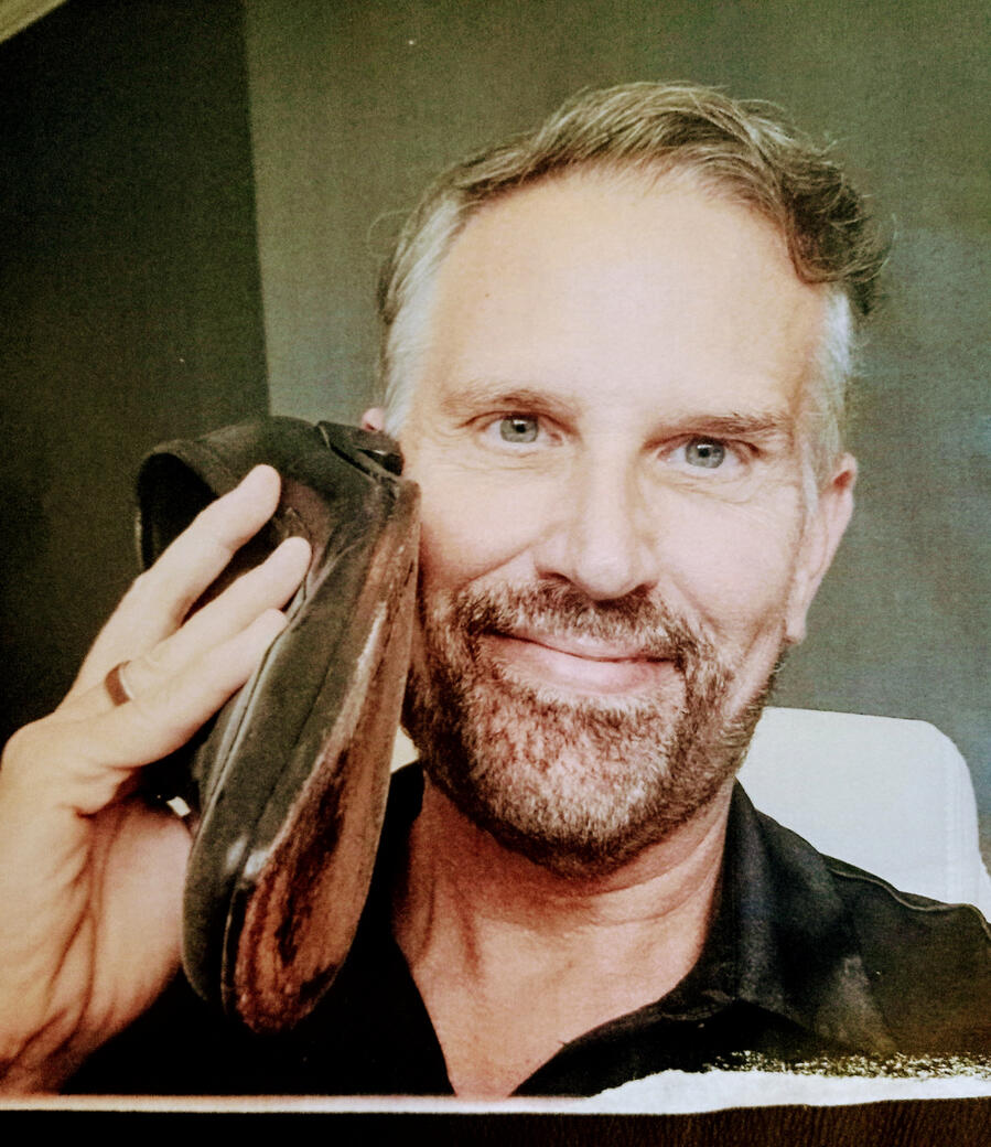 We will always remember Uncle Chris with a shoe phone.