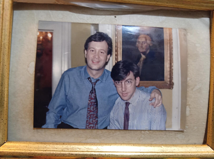 Russell Dallen, Jr., Esquire. Russ and I were fellow Century 3 and Harriet's Truman scholars. Dave Spencer and I attended his wedding next to Buckingham Palace. There's a funny story about me getting a jacket for Russ and Claire's rehearsal dinner from Har