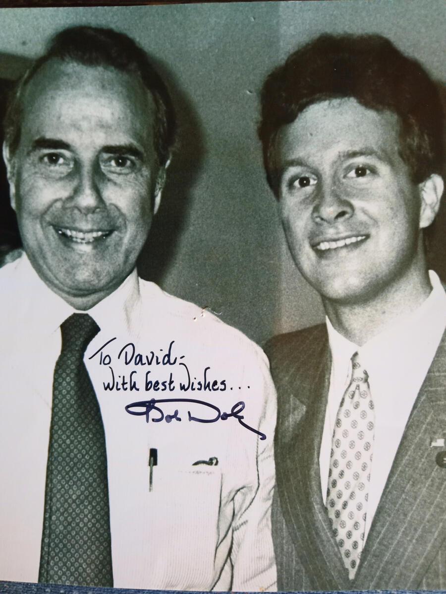 War hero Senator Bob Dole.