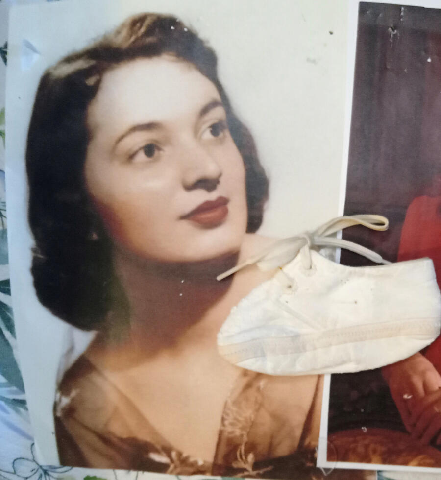 For my 62nd birthday last month, mom gave me my baby shoe and it was priceless!