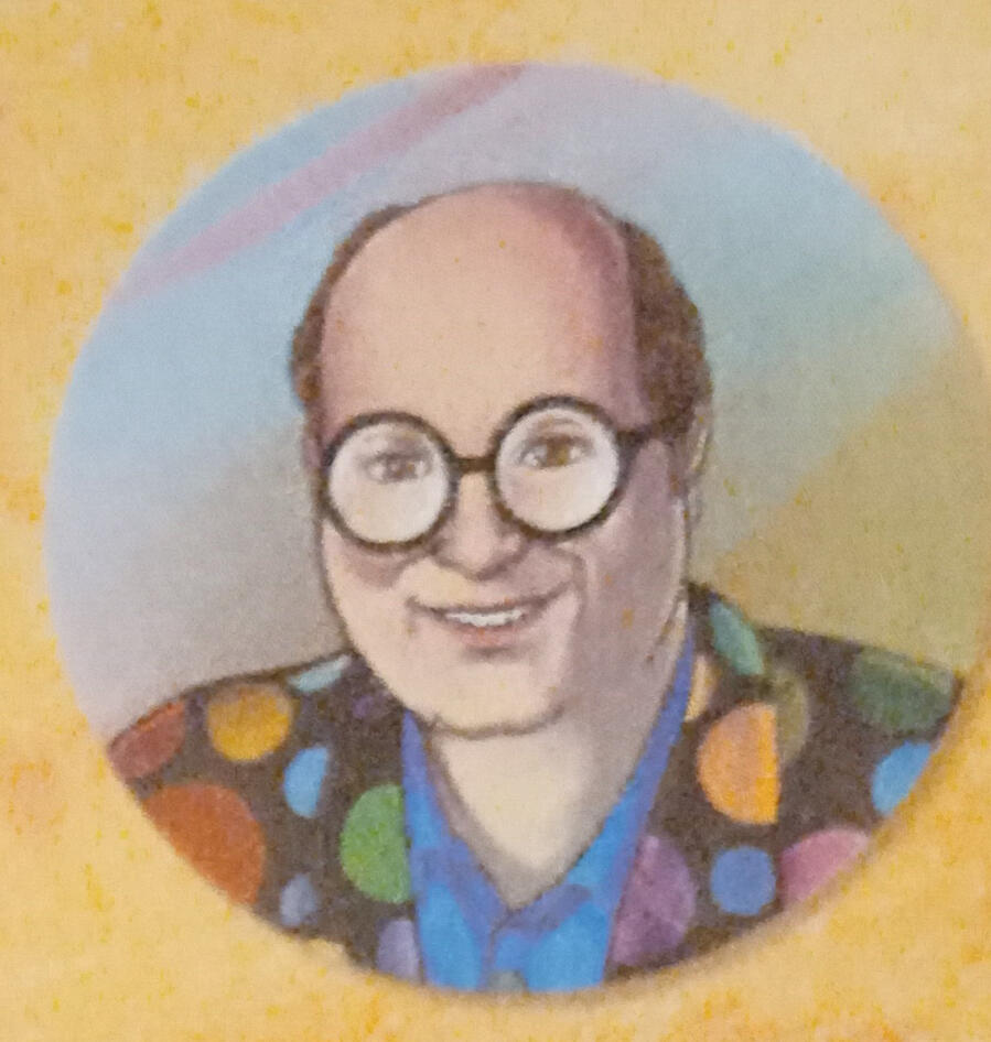 Artwork I designed which was included in my Leonardo book. Circular glasses which were also worn by the likes of Jackie onassis, gandhi, John lennon, Harry potter, Benjamin franklin, Whoopi Goldberg and many others.