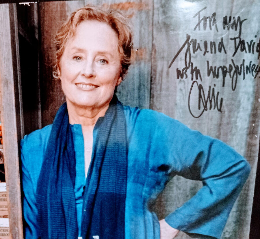 Our dear friend Alice Waters who owns famous Chez Panise restaurant in Berkeley. Alice helped me to start the 3rd convivium of Slow Food in the United states. She planted an herbal garden at the White House when Hillary and Bill lived there. You can lea
